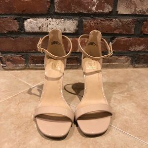 Nude Patten Leather Heels